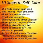 10 steps to self-care